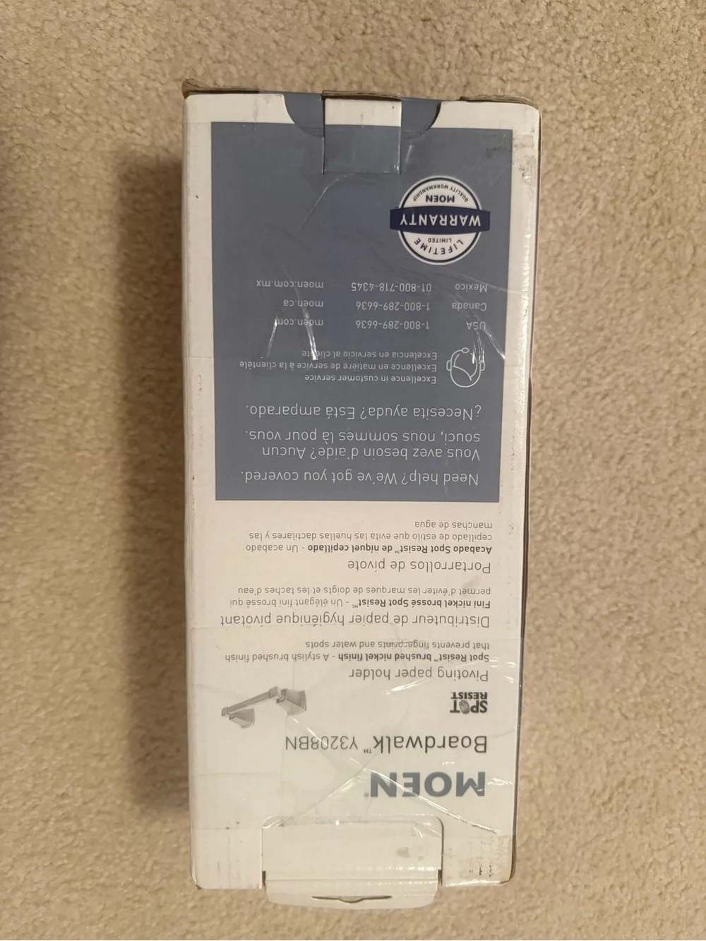Moen toilet paper holders